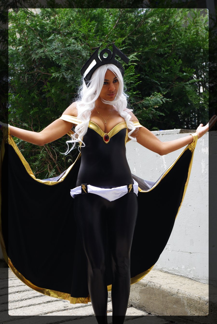 X-Men Storm Ororo Munroe Catsuits With Cape